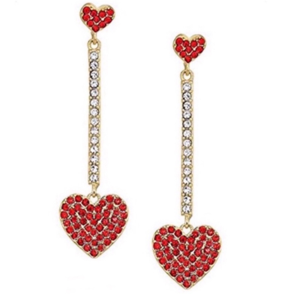 KATE SPADE • Yours Truly Heart to Heart Earrings